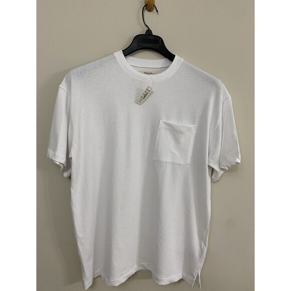 Madewell Garment-Dyed Oversized Pocket Tee Weighty Cotton  NWT Size S Small - Picture 9 of 10